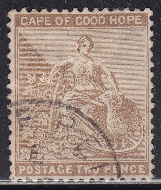 Cape of Good Hope 44  Hope & Symbols of Colony 1884