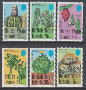 British Virgin Islands 350-355 Cactus MNH VF