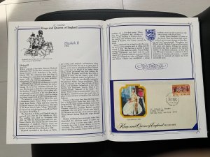 Kings and Queens of England - St. Vincent First Day Covers collection album