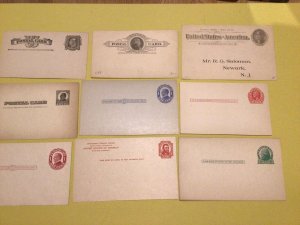 United States early postal cards collection Ref 66644