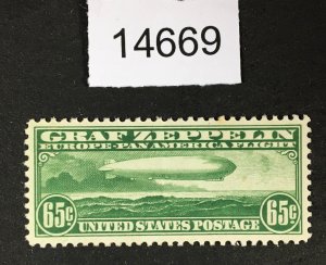 MOMEN: US STAMPS # C13 GRAF ZEPPELIN UNUSED NO GUM LOT #14669