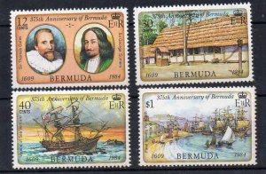 BERMUDA - 1984 - 375th ANNIVERSARY OF BERMUDA -