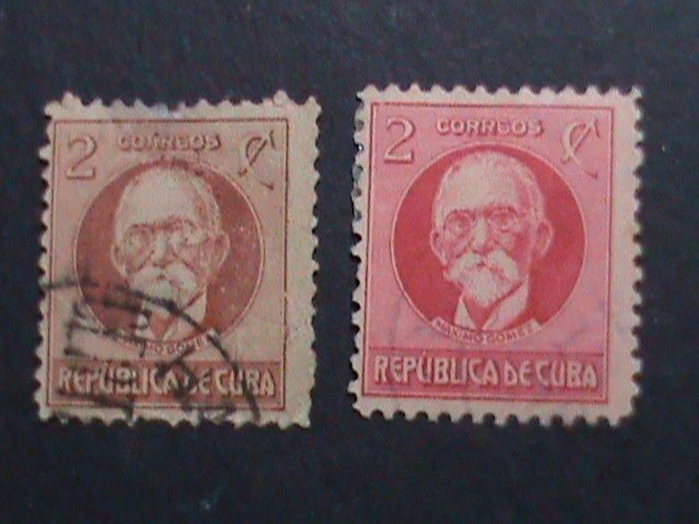 ​CUBA 1917- SC# 265 ERROR? MISSING RED? 105 YEARS OLD STAMP- MAXIMO GOMEZ-USED