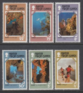 British Virgin Islands 327-332 MNH VF