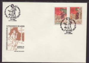 Portugal 1523-1524 St Franics of Assisi 1982 U/A FDC