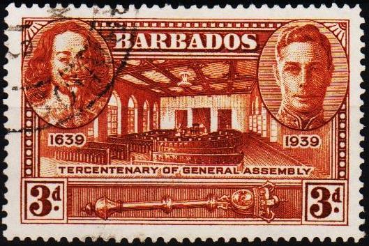 Barbados. 1939 3d S.G.261 Fine Used