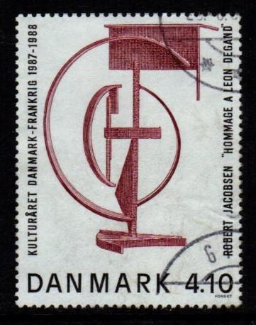 Denmark -  #860 Jacobsen Sculpture - Used