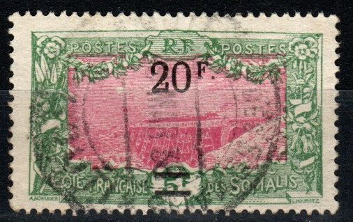 Somali Coast #134 F-VF Used CV $17.50 (X6378)