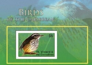 St. Vincent 2007 - SC# 3568 Birds of Caribbean, Animals - Souvenir Sheet - MNH