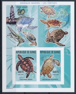 [95610] Guinea 2006 Turtles Lighthouse Imperf. Miniature Sheet MNH