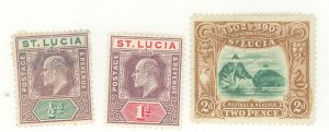 St. Lucia #43/49 Unused Single