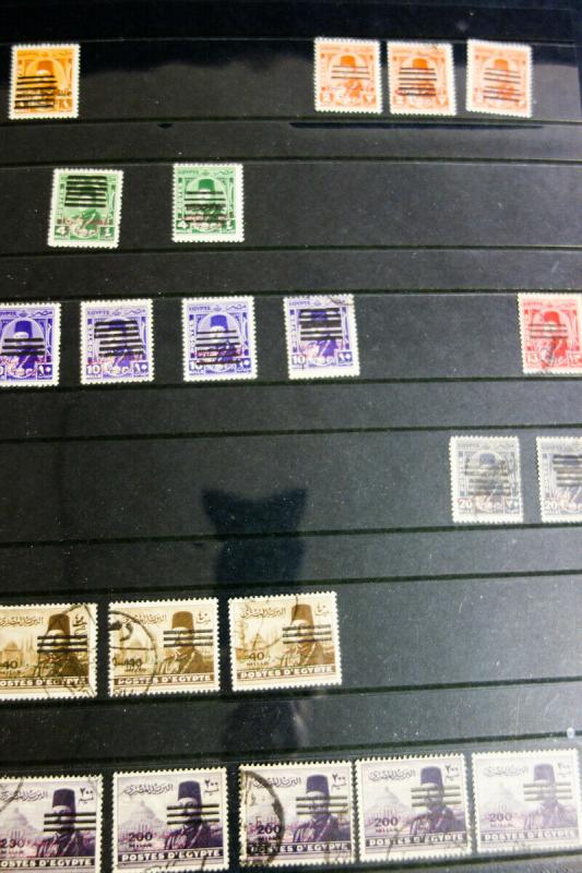 Egypt Stamps Early Specialized Collection mint/used in Book