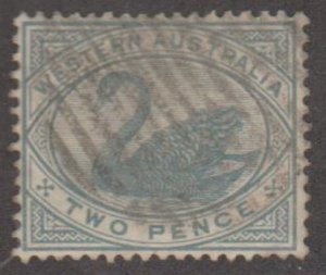 Western Australia Scott #63 Stamp - Used Single
