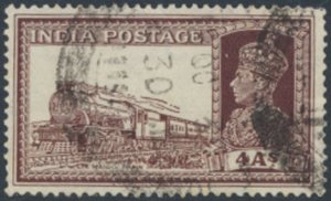 India SC# 158  Used  Dak Train  see details & scans