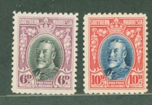 Southern Rhodesia #22/25 Unused Single (King)