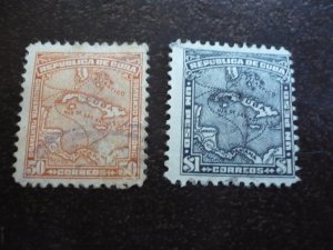 Stamps - Cuba - Scott# 253-262 - Used Set of 10 Stamps