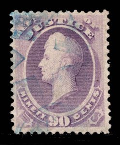 MOMEN: US STAMPS # O34 USED $925 LOT #16390-7