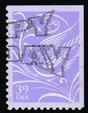 SC# 3998 - (39c) - Wedding Dove - Used Single Off Paper