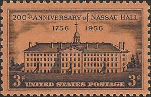 # 1083 MINT NEVER HINGED NASSAU HALL