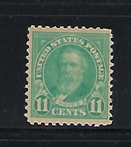 US #563 1922-25 REGULAR ISSUE 11C (GREENISH BLUE) PERF 11 -  MINT NEVER HINGED