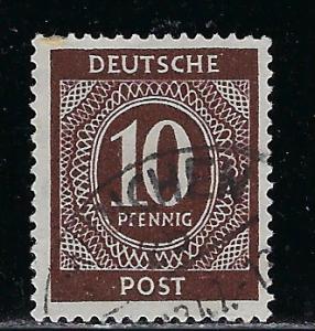 Germany AM Post Scott # 537, used