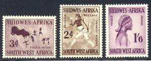 HALF-CAT BRITISH SALE: SOUTHWEST AFRICA #261-65 Mint NH