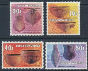 Papua New Guinea SG 430-433 SC# 558-561 MNH  Pottery  see scan 