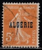 Algeria - #5 Sower Overprinted  - Used