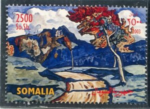 Somalia 2003 HENRI DE SAINT-DELIS Paintings 1 value Perforated Mint (NH)