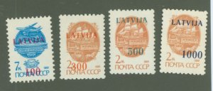 Latvia #308-311  Single (Complete Set)