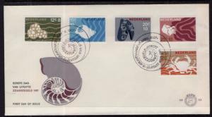 Netherlands B419-B423 Marine Life U/A FDC