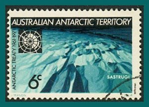 AAT 1971 Antarctic Treaty, 6c used #L19,SG19