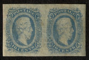 US #CONFED US #11 SUPERB JUMBO mint never hinged, PAIR, four nice margins,  n...