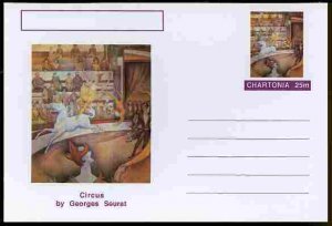 CHARTONIA, Fantasy - Circus - Postal Stationery Card...