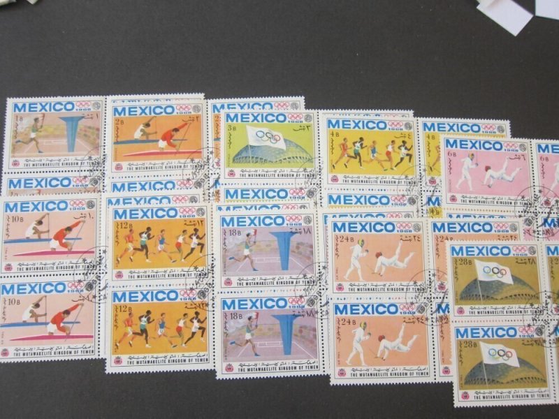 Yemen 1968 MI# 493-502 Olympics CTO BLK(4) set FU