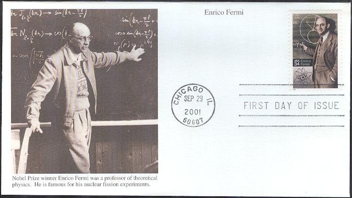 #3533 Enrico Fermi Mystic FDC