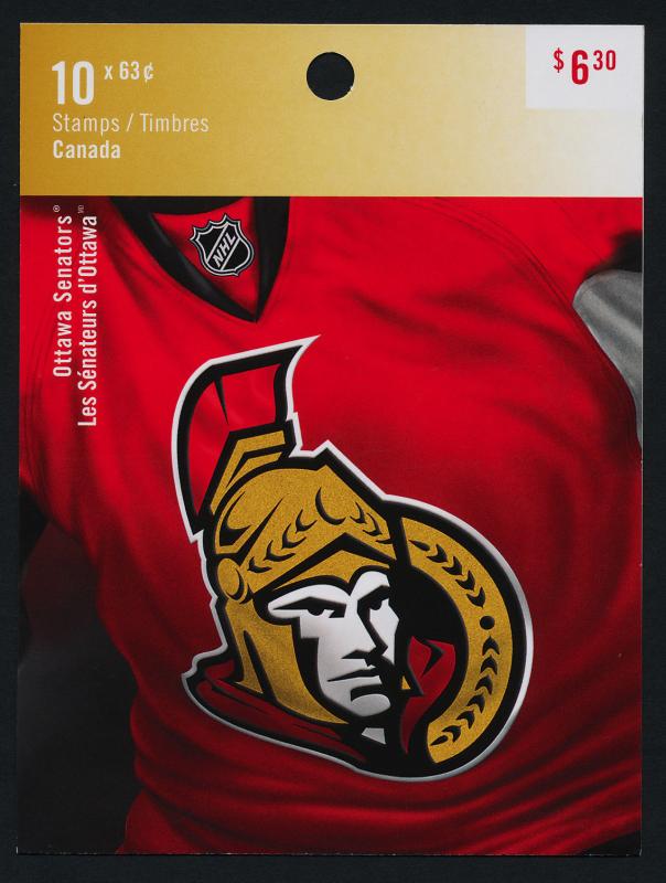 Canada 2673a booklet MNH NHL - Ottawa Senators, Hockey, Sports