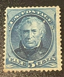 Scott#: 179 - Zachary Taylor 5c 1875 single stamp MNG