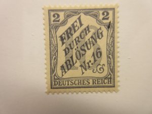 GERMANY Scott  OL16  MINT NEVER HINGED  Lot-10*  Cat $575