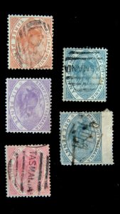AUTRALIA/TASMANIA - SCOTT# AR24-AR27 - USED - SS - CAT VAL $75.75