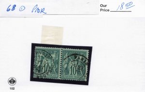 FRANCE  68  PAIR   USED