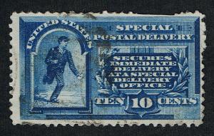 AFFORDABLE GENUINE SCOTT #E1 POSTALLY USED 1885 FIRST ISSUE SPECIAL DELIVERY