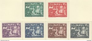 Sp412 1947 Portugal Tomada Of Lisbon History Knights Michel #714-719 50 Euro ...