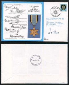 DM10 The 1939 to 1945 Star with Battle of Britain Clasp Signed by R.J. Milsom