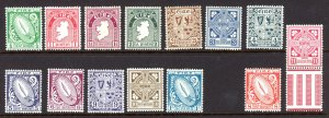 Ireland 1940-1949 Definitives MNH Scott #106-117, 139-140 Cat Value $237.75