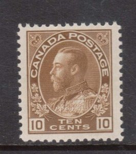 Canada #118 XF/NH **With Certificate**