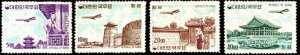 Korea, South 1962, Airmail definitives 4v, MNH