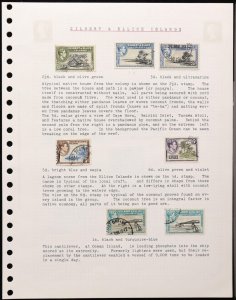 GILBERT & ELLICE ISLANDS 1937-55 KGVI Used Collection. SG cat £115.