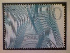 United States, Scott #4720, used(o), 2012, Waves, $10, light and dark blue