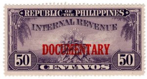 (I.B) Philippines Revenue : Documentary 50c